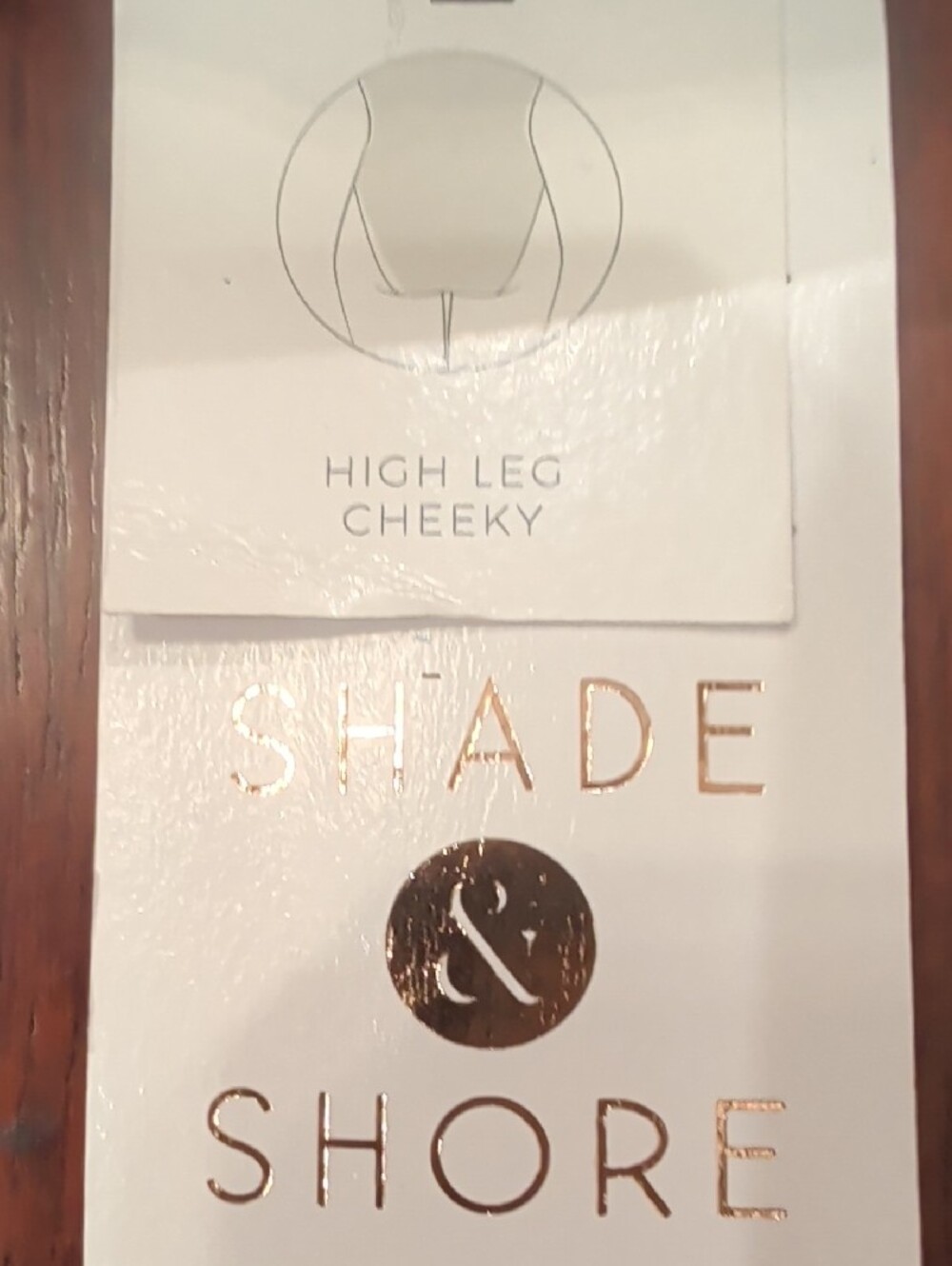 Shade & Shore Silver High Leg Cheeky One Piece Swim Bathing Suit NWT Pool Beach - Picture 4 of 9